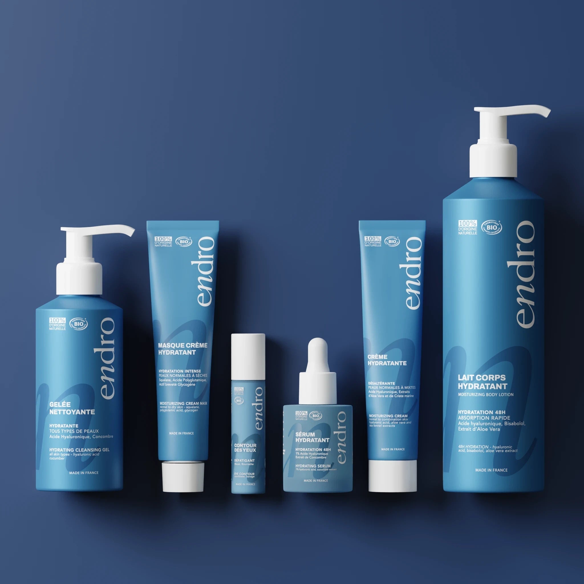 Routine Complète Hydratation Intense - Endro Cosmetiques