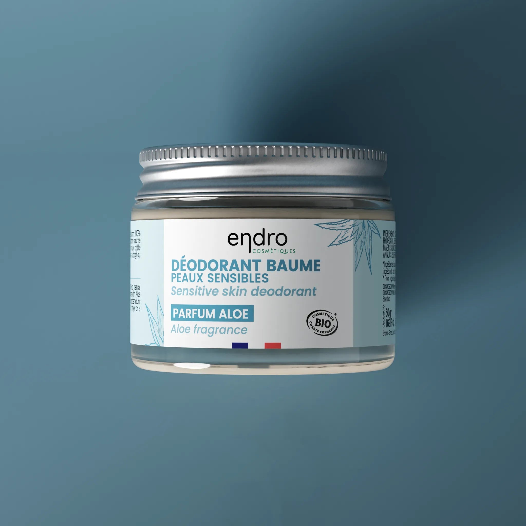 Déodorant Peaux Sensibles - Parfum Aloe Vera, sans bicarbonate - Endro Cosmetiques