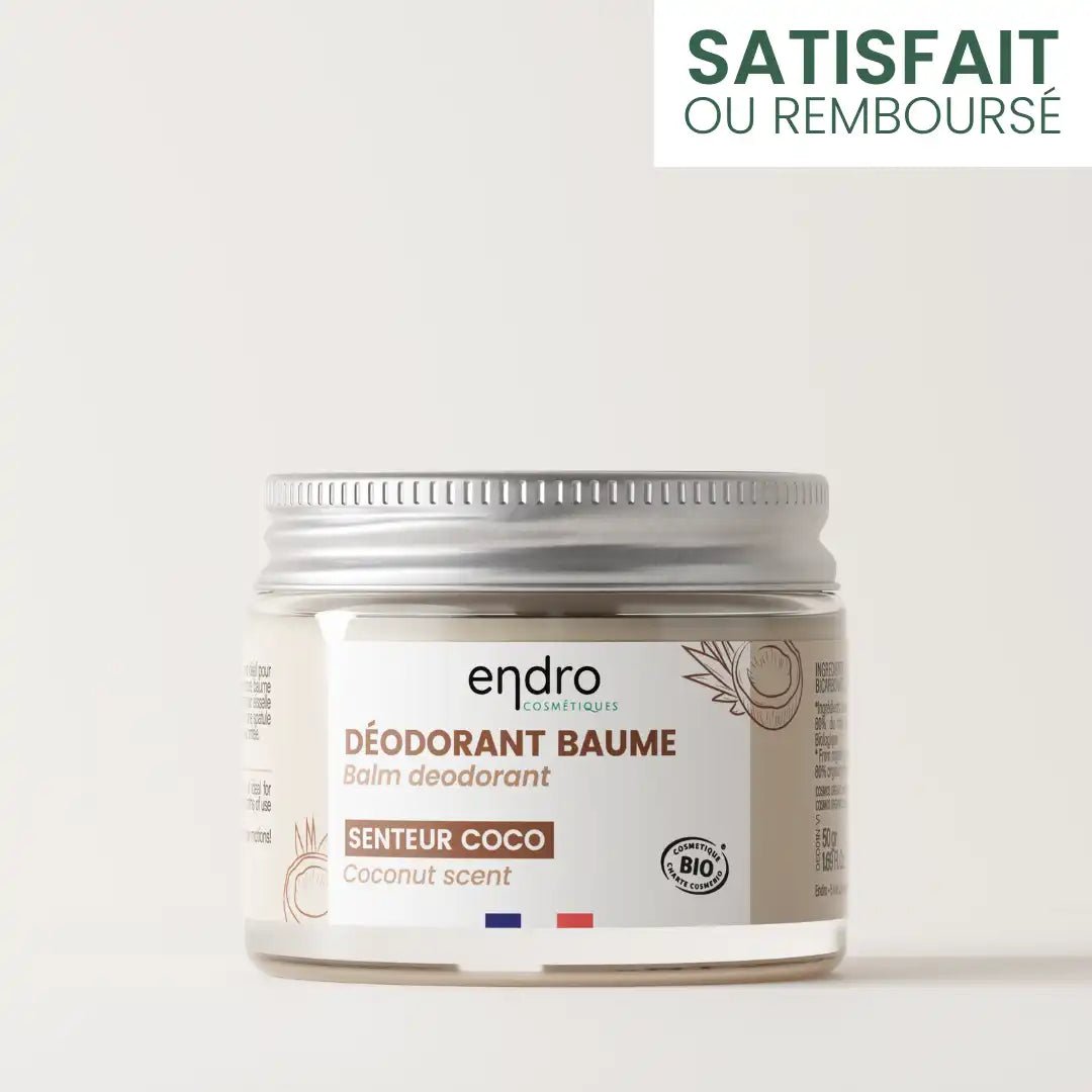 Déodorant solide sans huile essentielle naturel et bio - Endro Cosmétiques