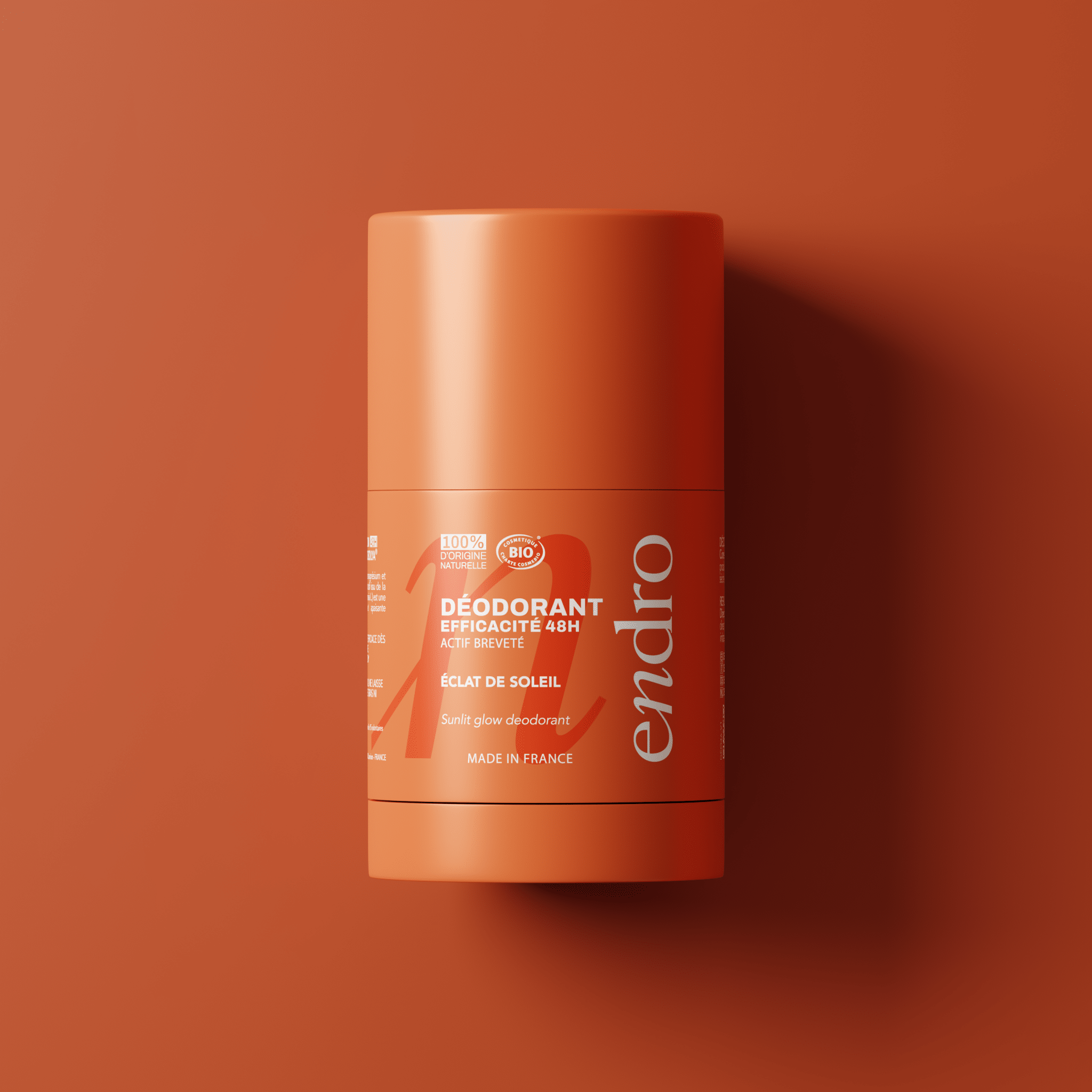 Duo déodorant stick & recharge 48H - Parfum Éclat de Soleil - Endro Cosmetiques