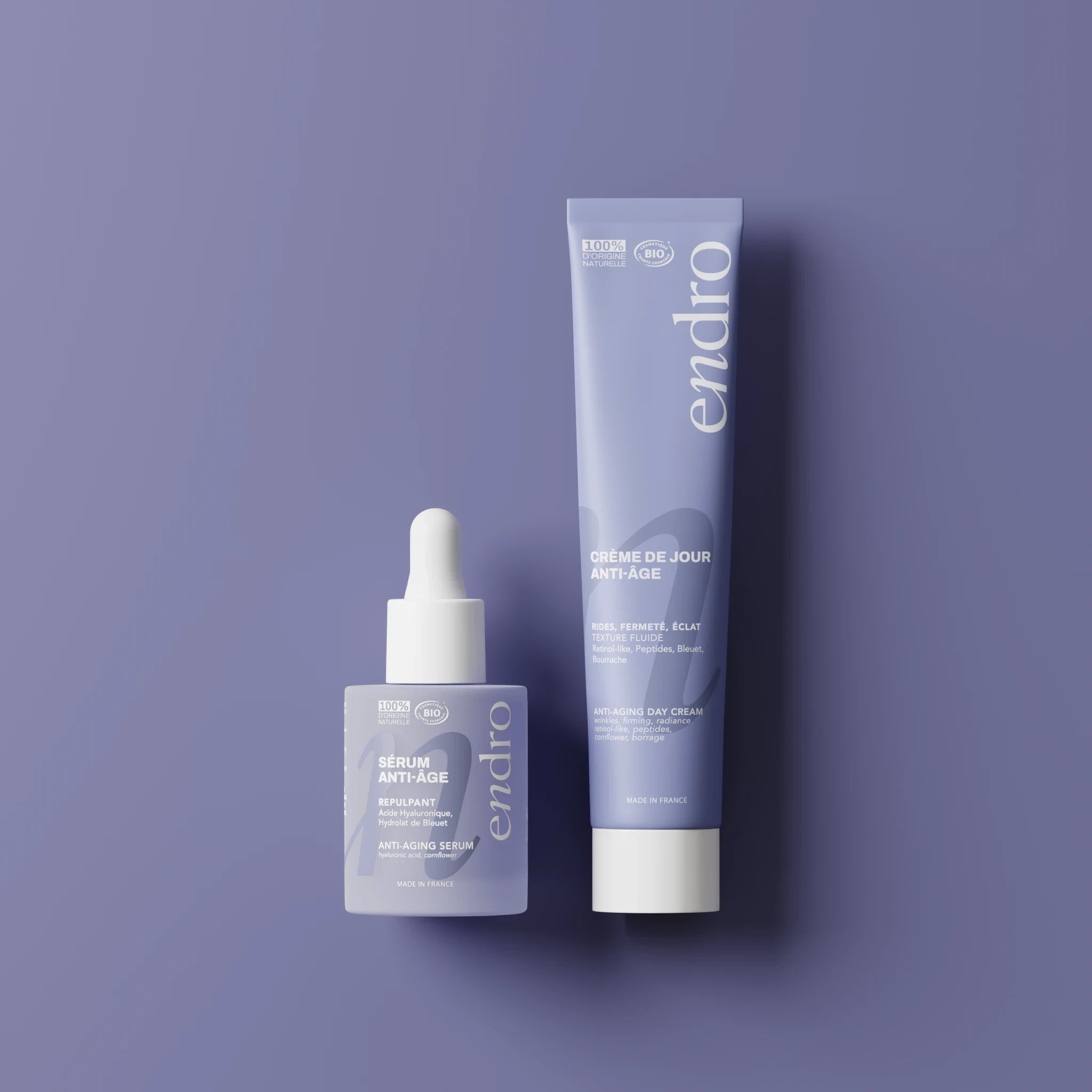 Duo Visage Routine Anti - Âge Repulpant - Endro Cosmetiques