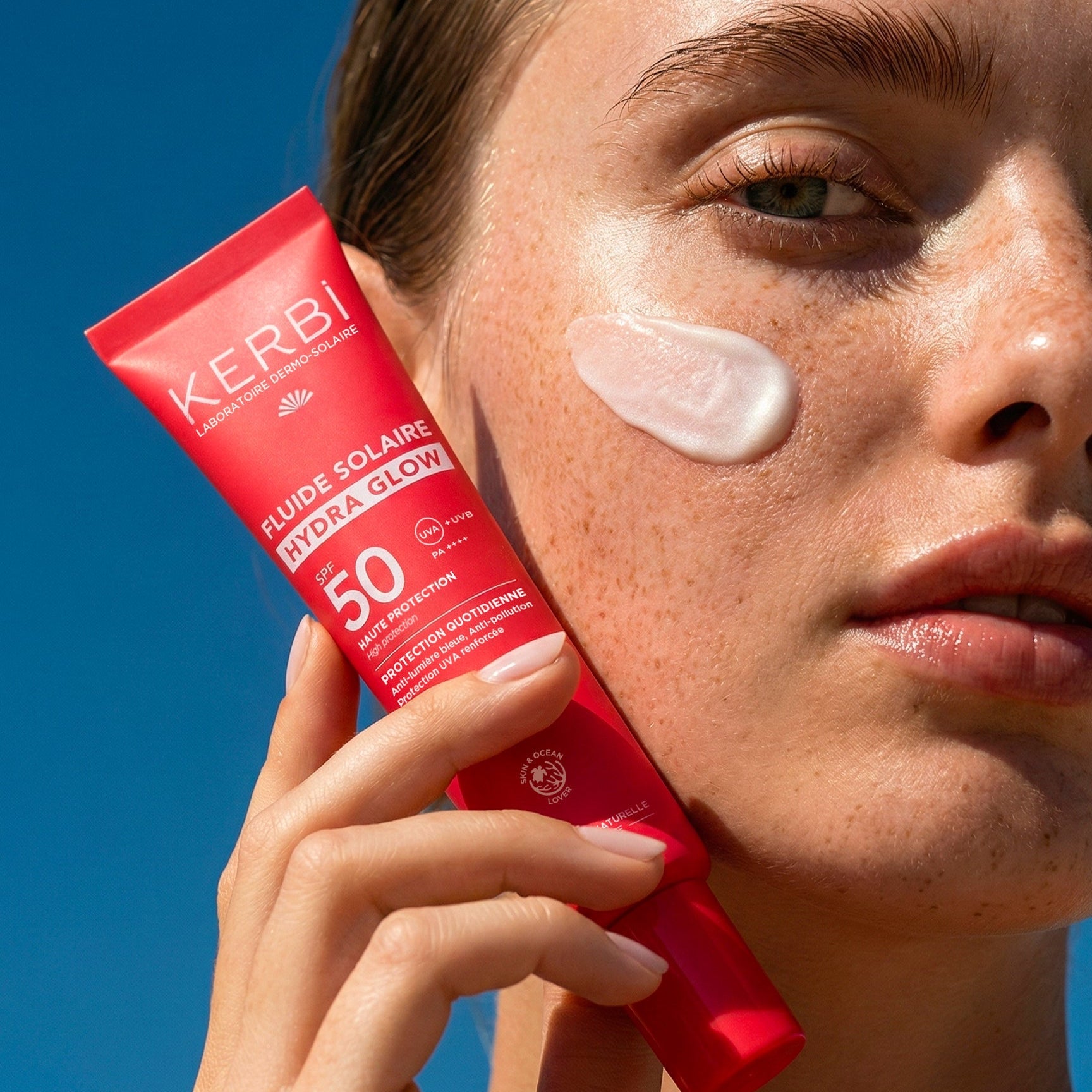 KERBI - Fluide Solaire Visage Hydra Glow SPF 50 - Endro Cosmetiques