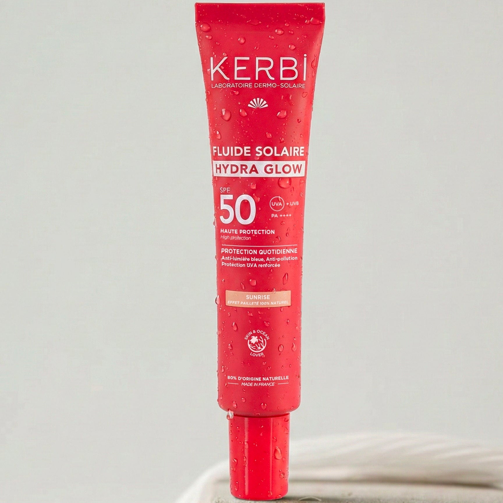 KERBI - Fluide Solaire Visage Hydra Glow SPF 50 - Endro Cosmetiques