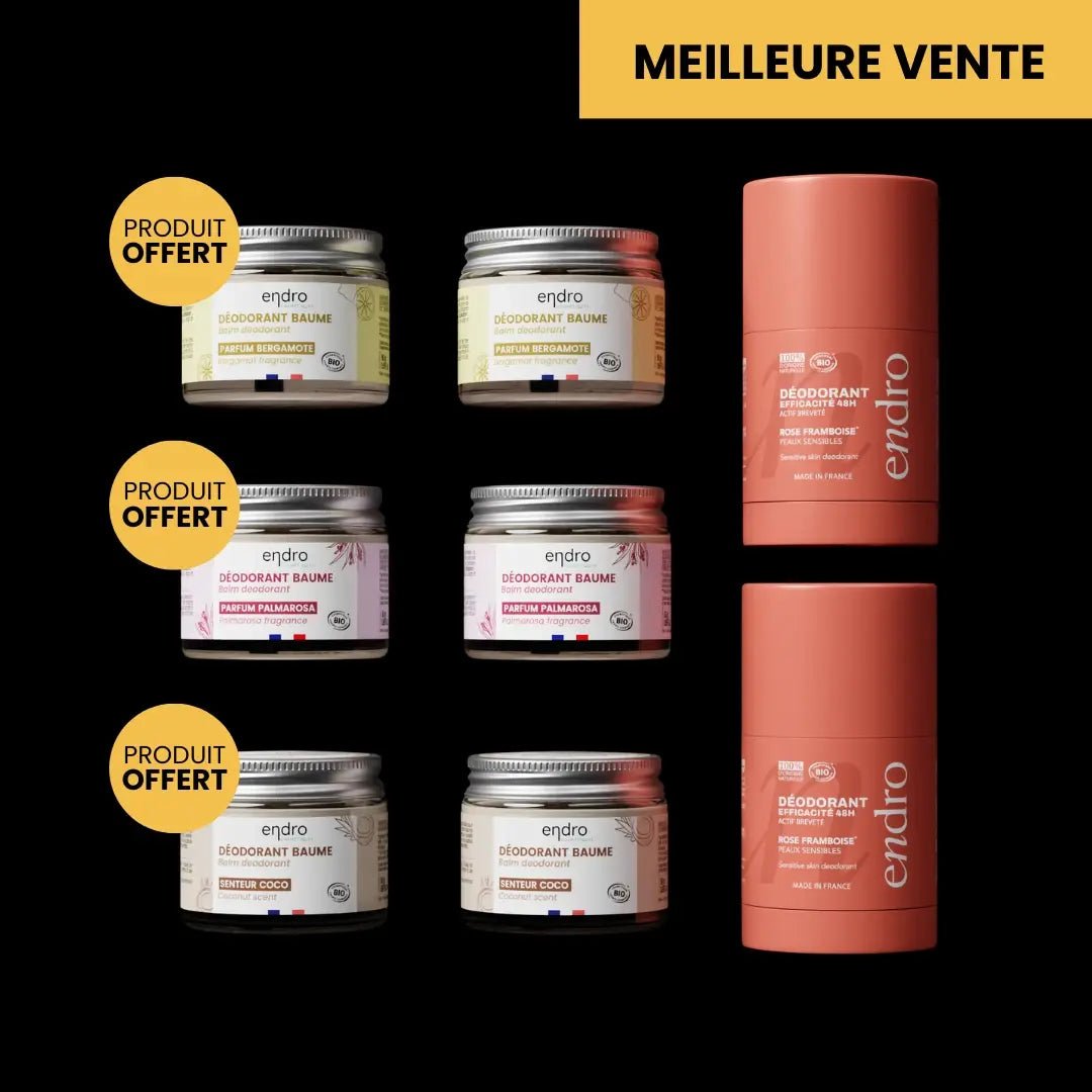 Pack 2 ans de déodorants - Endro Cosmetiques