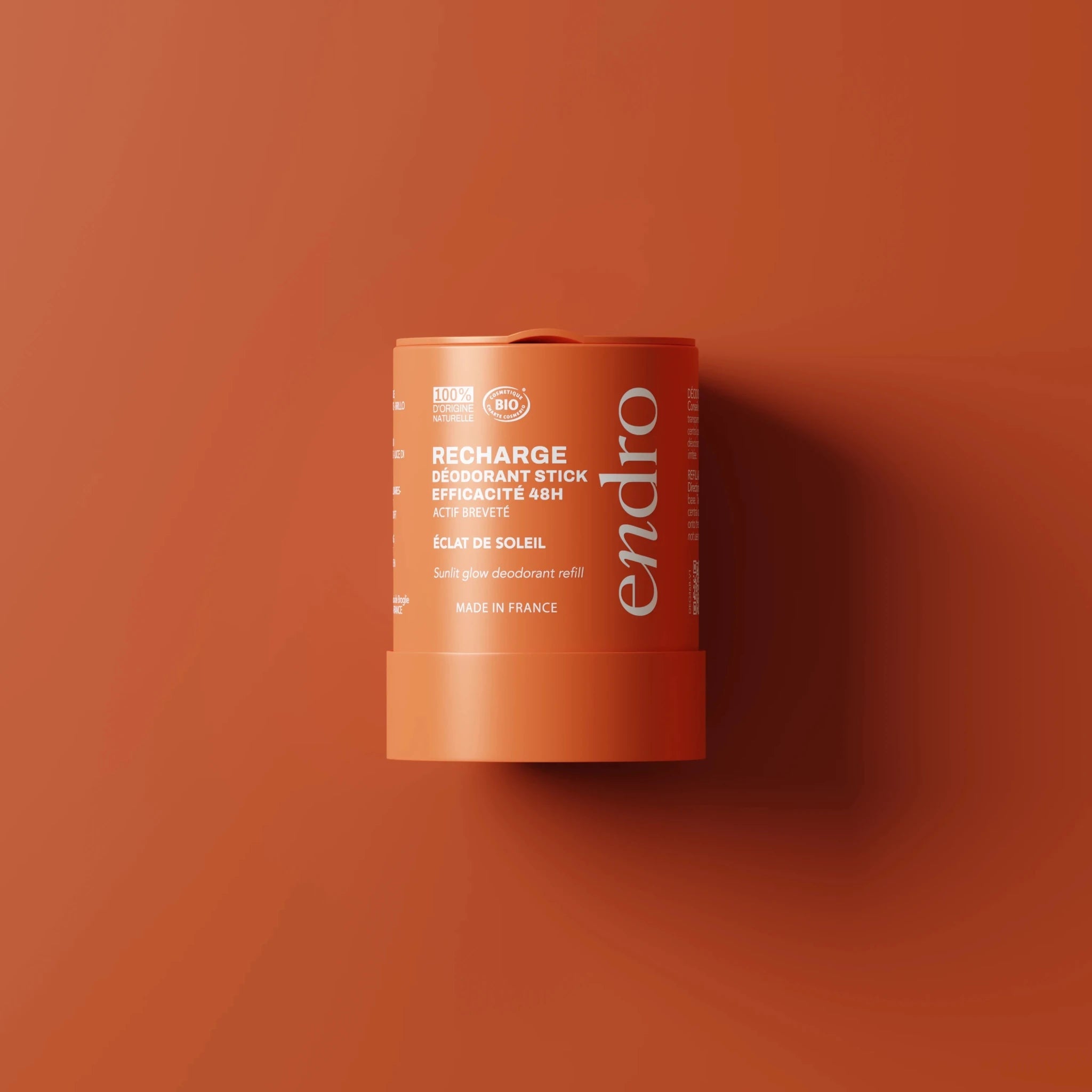Recharge déodorant stick 48H - Parfum Éclat de Soleil - Endro Cosmetiques
