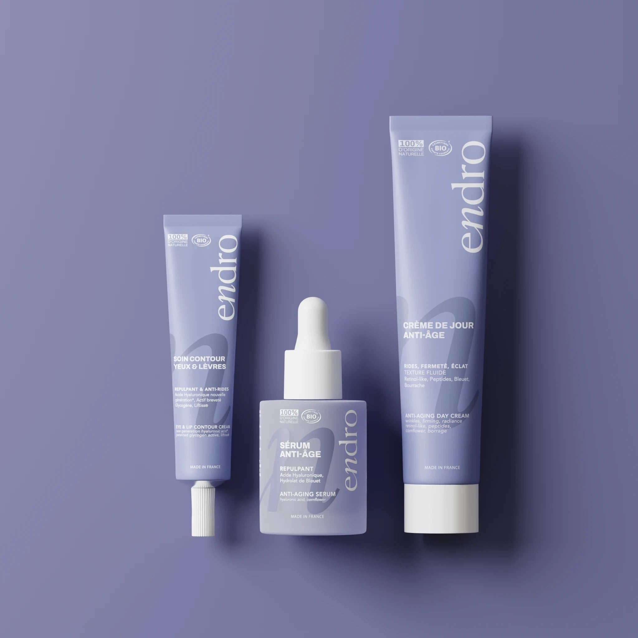 Routine Complète Anti - Âge Repulpant - Endro Cosmetiques