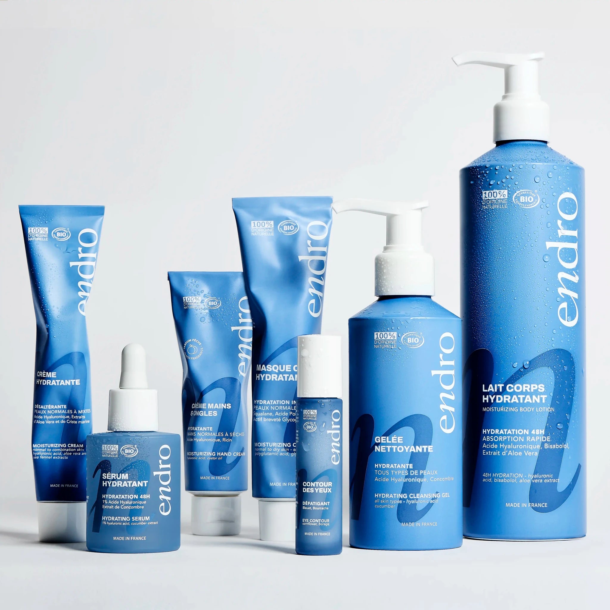 Routine Complète Hydratation Intense - Endro Cosmetiques