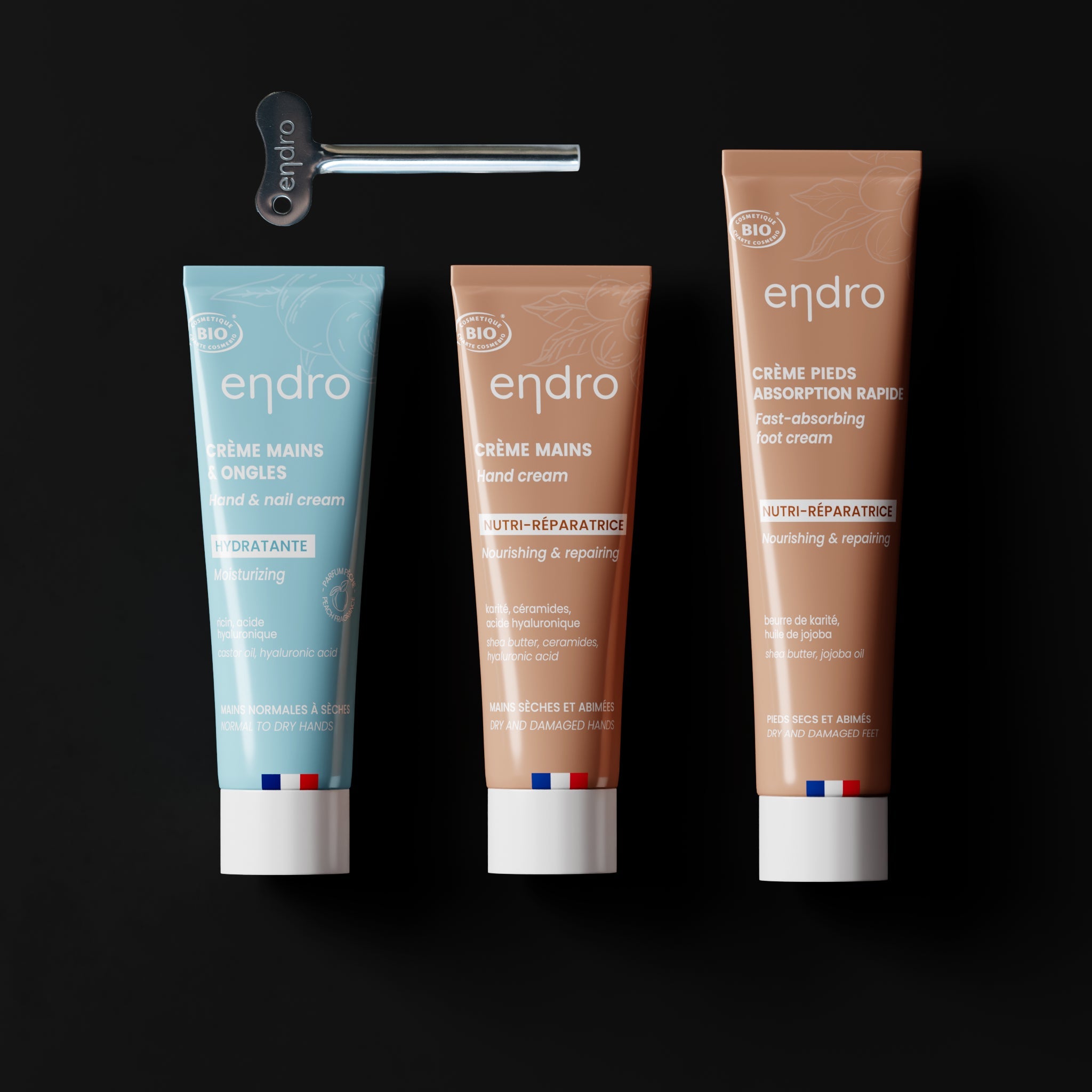 Trio mains et pieds - Endro Cosmetiques